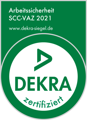 DEKRA SCC VAZ 2021 Zertifikat
